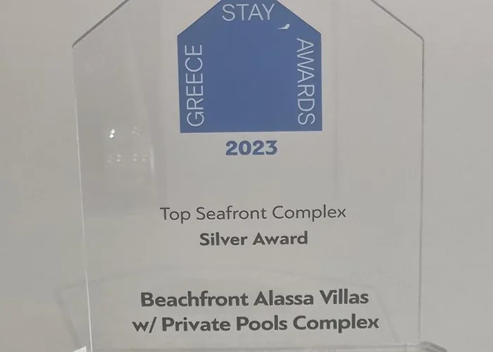 Beachfront Alassa With Private Pools Вилла *