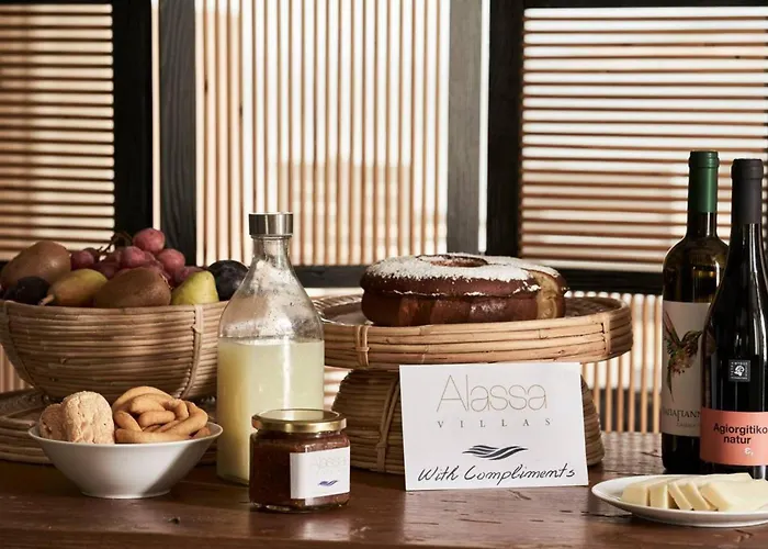 Вилла Beachfront Alassa With Private Pools